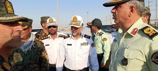 پلیس راه فراجا: با وجود حملات آمریکا،  اختلالی در تردد زائران در مرز شلمچه ایجاد نشده است