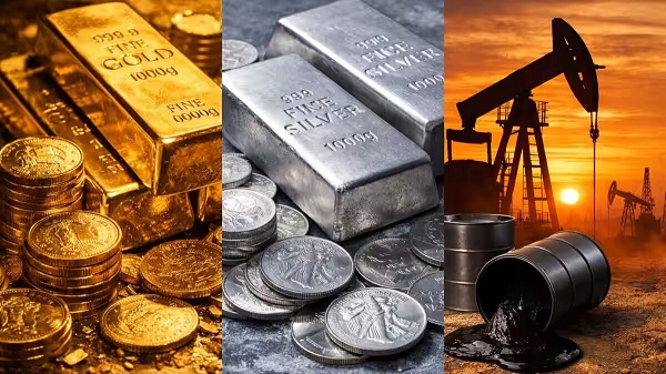 کاهش ۵ درصدی بهای نفت؛ قیمت طلا افزایش یافت