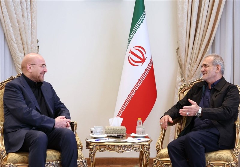  قالیباف با پزشکیان دیدار کرد/ تاکید بر حمایت از دولت چهاردهم 