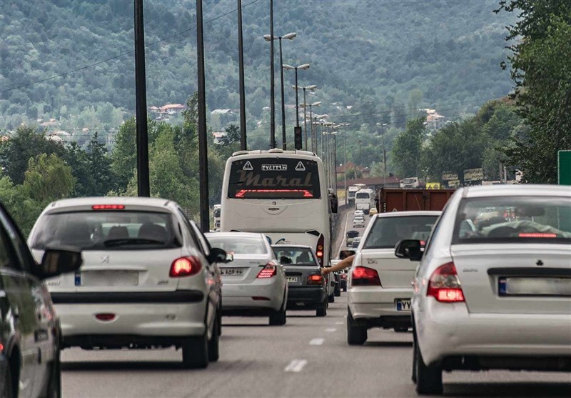 ترافیک ‌مقطعی پرحجم در جاده‌های شمال