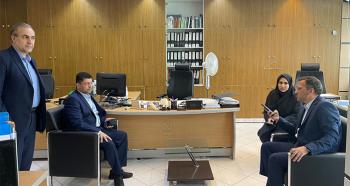 بازدید معاون بین الملل بانک توسعه صادرات ایران از شعبه بلوار کشاورز 