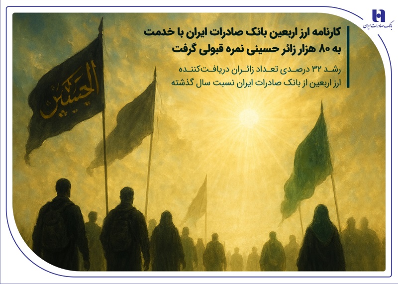 کارنامه ارز اربعین بانک صادرات ایران با خدمت به 80 هزار زائر حسینی نمره قبولی گرفت/ رشد ۳۲ درصدی تعداد زائران دریافت‌کننده ارز اربعین از بانک صادرات ایران نسبت سال گذشته