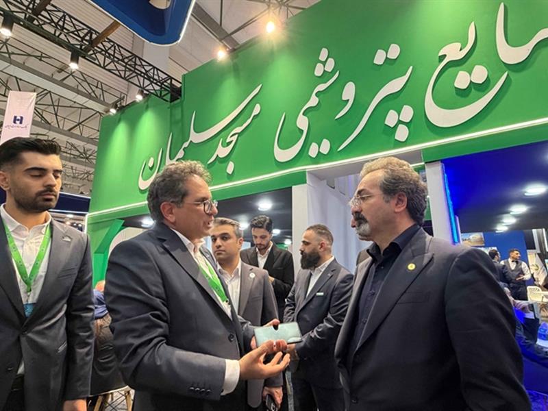 بازدید مدیرعامل هلدینگ صباانرژی از نمایشگاه ایران پتروکم + تصاویر