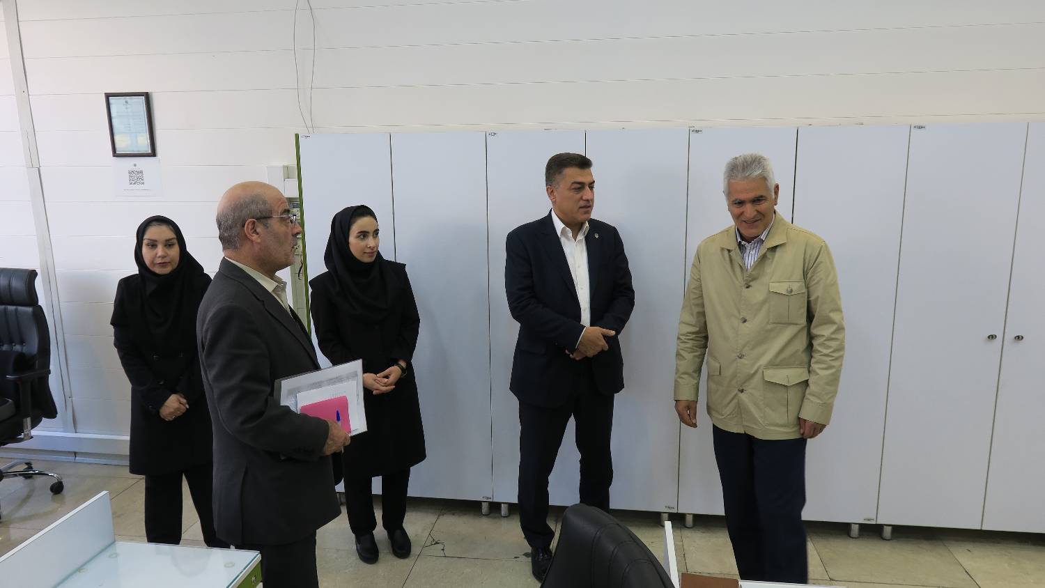  بازدید سرزده مدیرعامل پست بانک ایران از شعبه شریعتی تهران 