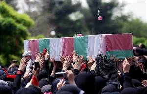 تشییع سرلشکر شهید «غلامرضا سلیمانی» در شهرکرد