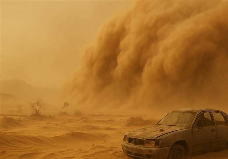 هواشناسی ایران1404/8/1، هشدار نارنجی طوفان شن در 4 استان 