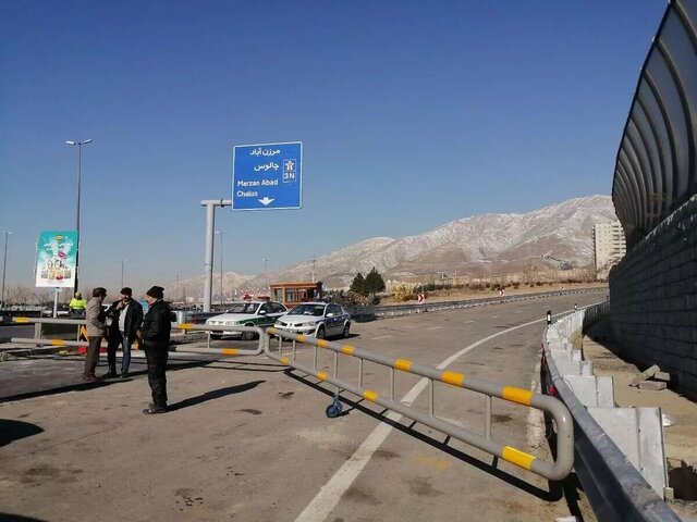 اعمال محدودیت ۳ روزه تردد در جاده قدیم چالوس از امروز
