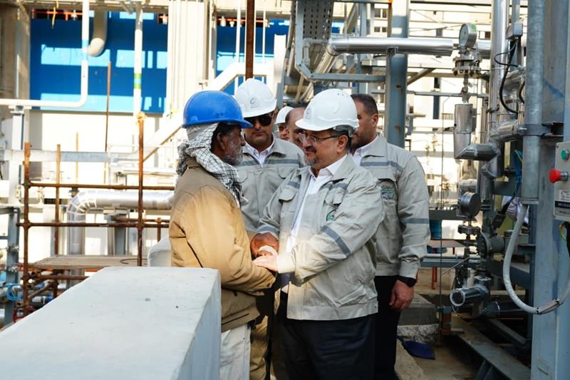 انجام تست عملیاتی ناحیه پایانی پتروشیمی صدف خلیج‌فارس با حضور مدیرعامل هلدینگ خلیج‌فارس