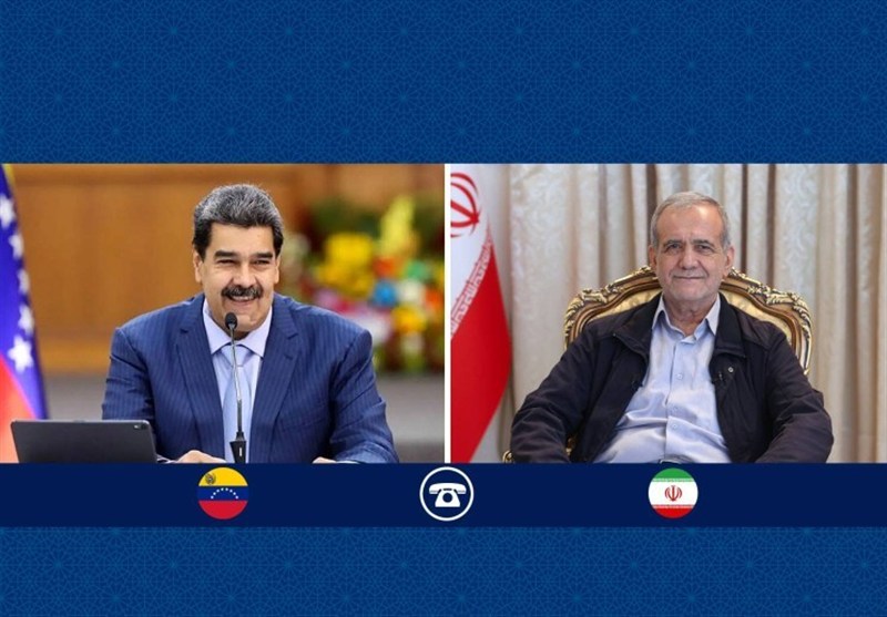 تاکید پزشکیان بر حمایت از ونزوئلا در گفتگو با مادورو 