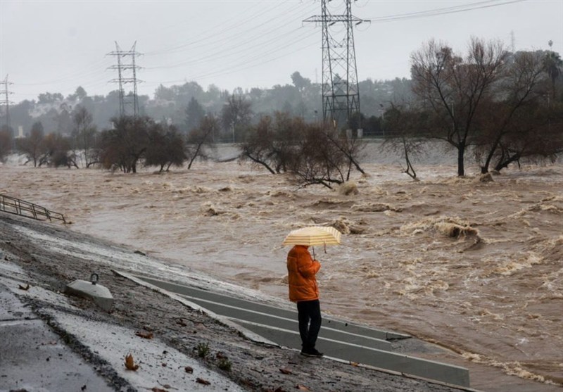 سیل و رانش زمین در کالیفرنیا در پی بارش بی سابقه در 50 سال گذشته