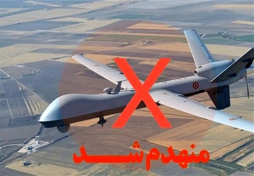 انهدام پهپاد MQ-۹ آمریکایی در تنگه هرمز