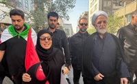 حضور رئیس قوه قضائیه در مراسم تشییع پیکر مطهر قائد امت