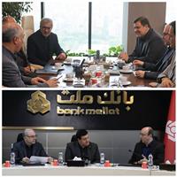 دیدار و گفت وگوی مدیرعامل بانك ملت و مدیران عامل دو خودروساز بزرگ كشور با محوریت رونق تولید و اشتغال