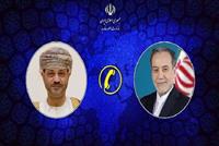  تماس تلفنی وزرای امور خارجه ایران و عمان درباره خاتمه جنگ