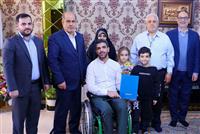  دیدار سرپرست بانک دی با جانباز «هادی خیاط‌‌‌‌زاده»