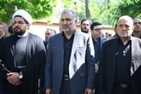 حضور سرپرست بانک دی در مراسم تشییع پیکر رئیس جمهور و دیگر شهدای خدمت