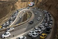 جاده چالوس و آزاد راه تهران-شمال در ترافیک