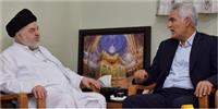 دیدار و گفتگوی  مدیر عامل پست بانک ایران با حضرت آیت ا....سید جواد شهرستانی در قم 