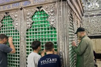 حضور قالیباف در حرم مطهر حضرت عبدالعظیم حسنی (ع)