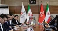 نشست مشترك مدیرعامل بانك ملت و رییس دانشگاه صنعتی شریف با موضوع حمایت از تولیدات علمی و فناورانه