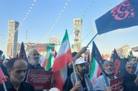 اقامه عزای اربعین در خیابان‌های پایتخت؛ جاماندگان به میدان آمدند